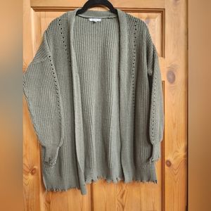 Maurices Raw Hem Cardigan